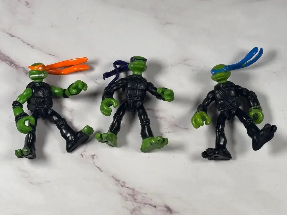 Lot of 3 TMNT Teenage Mutant Ninja Turtles 2.5